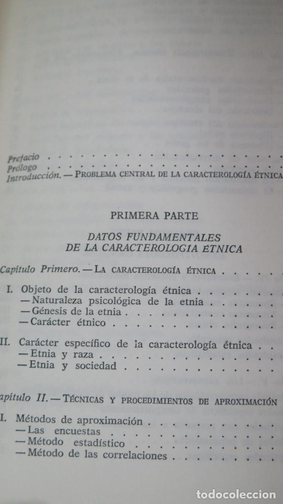 Libros de segunda mano: CARACTEROLOGIA ETNICA. PAUL GRIEGER - Foto 3