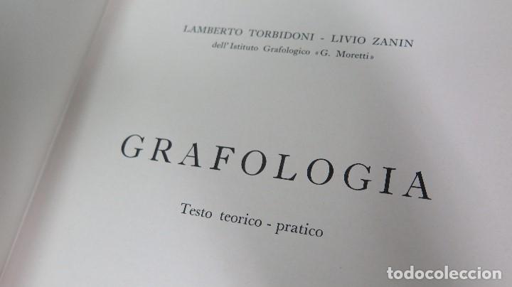 Libros de segunda mano: GRAFOLOGIA. TESTO TEORICO-PRACTICO. VV.AA - Foto 2