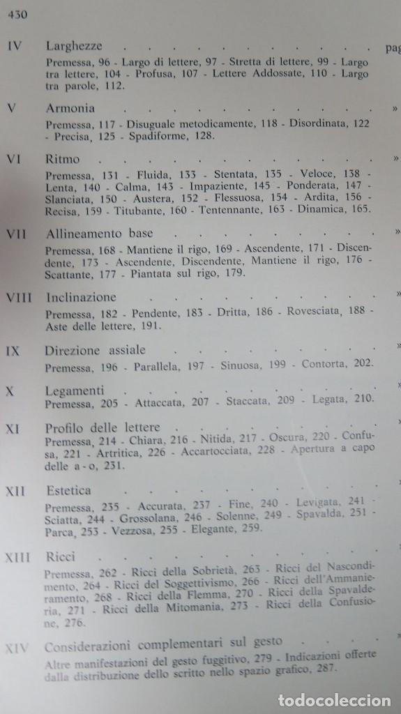 Libros de segunda mano: GRAFOLOGIA. TESTO TEORICO-PRACTICO. VV.AA - Foto 5