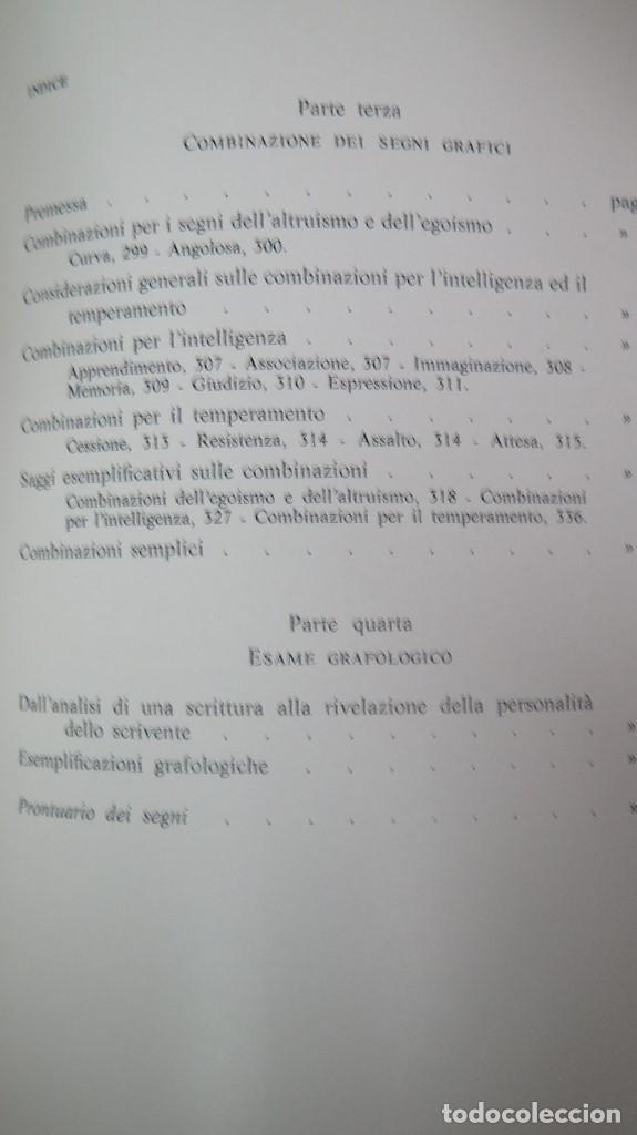 Libros de segunda mano: GRAFOLOGIA. TESTO TEORICO-PRACTICO. VV.AA - Foto 6