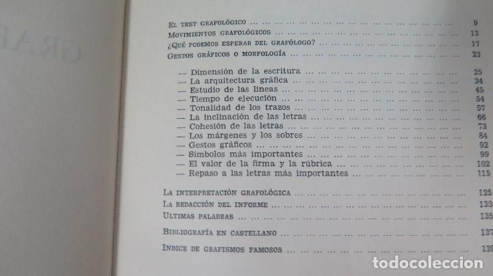 Libros de segunda mano: GRAFOLOGIA PARA TODO. JOSE LUIS VILLAVERDE - Foto 2
