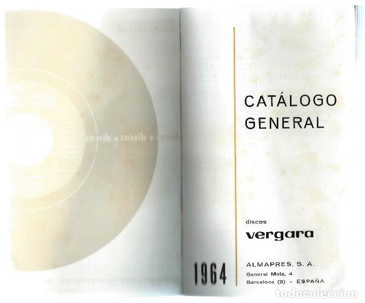 Libros de segunda mano: CAT&Aacute;LOGO GENERAL DISCOS VERGARA A&Ntilde;O 1964 - Foto 2