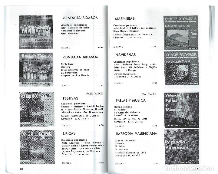 Libros de segunda mano: CAT&Aacute;LOGO GENERAL DISCOS VERGARA A&Ntilde;O 1964 - Foto 5