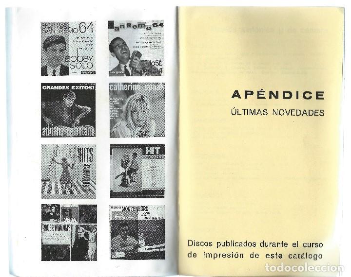 Libros de segunda mano: CAT&Aacute;LOGO GENERAL DISCOS VERGARA A&Ntilde;O 1964 - Foto 6