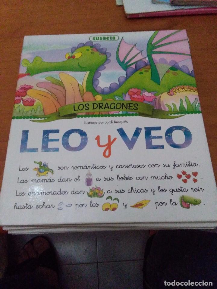 Libros de segunda mano: LEO Y VEO. LOS DRAGONES. EST9B1 - Foto 1
