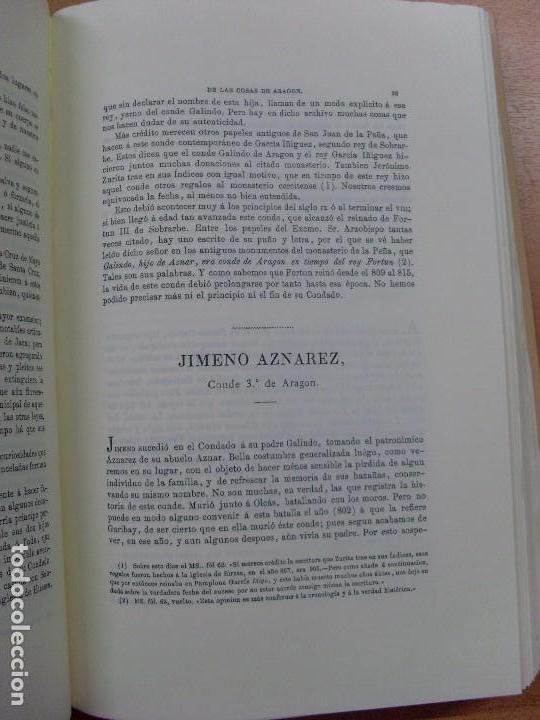 Libros de segunda mano: COMENTARIOS DE LAS COSAS DE ARAGON / Facsimil 1878 / 1995 - Foto 10