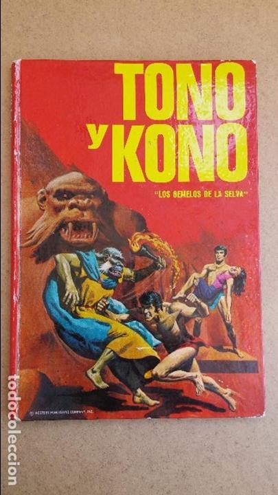 Libros de segunda mano: Libro tapa dura tono y kono los gemelos de la selva n&ordm; 12 de 1977