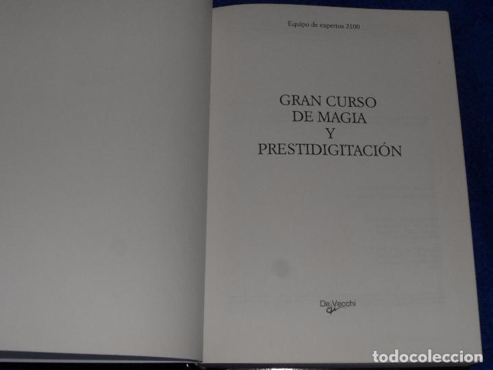 Libros de segunda mano: Gran curso de Magia y Prestidigitaci&oacute;n - Editorial de Vecchi (2007) - Foto 2