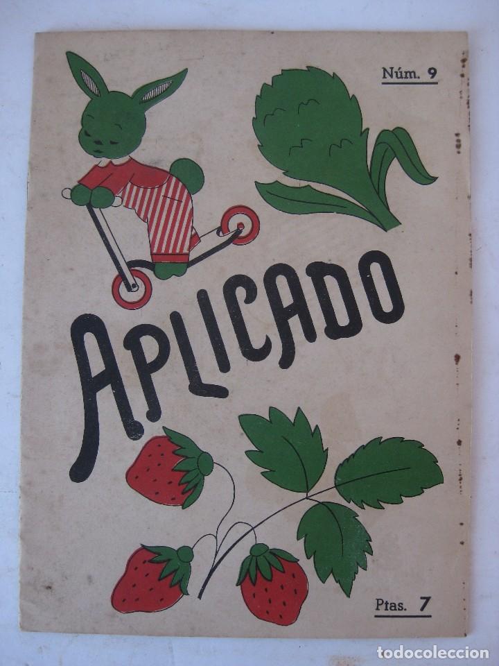 Libri di seconda mano: &Aacute;lbum de labores para bordados, Aplicado n&ordm; 9