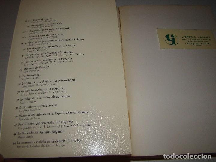 Libros de segunda mano: INTRODUCCI&Oacute;N A LA ANTROPOLOG&Iacute;A GENERAL - MARVIN HARRIS - Foto 2