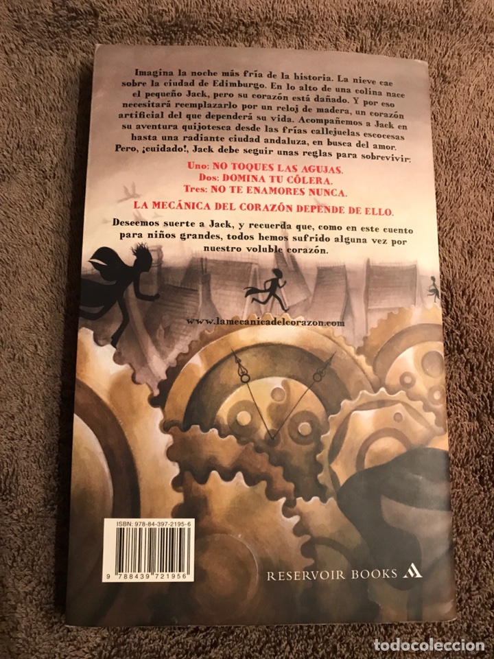 Libros de segunda mano: Libro. LA MECANICA DEL CORAZ&Oacute;N,por Mathias Malzieu (a.2010&euro; - Foto 2