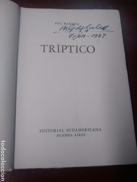 Libros de segunda mano: Tr&iacute;ptico - P&iacute;o Baroja - 1950 - Editorial Sudamericana - Foto 3