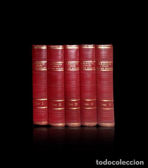 Libros de segunda mano: M&eacute;xico a trav&eacute;s de los siglos, 5 vol&uacute;menes, completo. - Foto 1