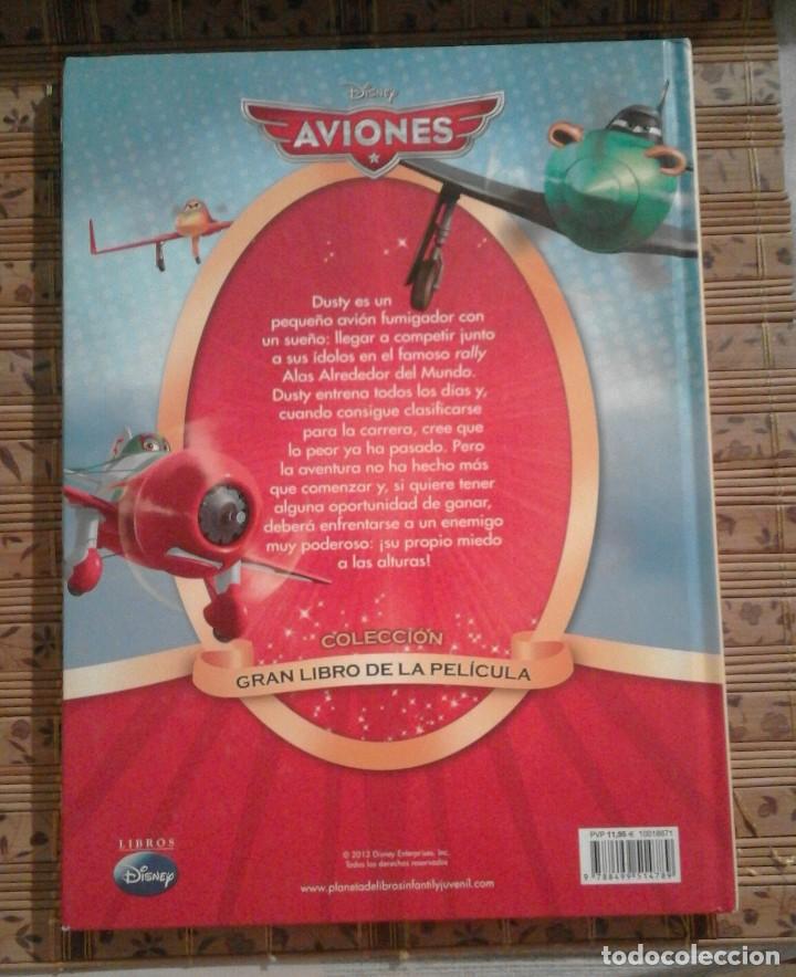 Libros de segunda mano: Aviones - Colecci&oacute;n Gran libro de la pel&iacute;cula - Disney - Foto 2