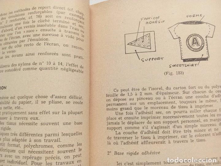 Libros de segunda mano: LES TECHNIQUES DE LA S&Ecirc;RIGRAPHIE MICHEL CAZA PRESSES DU TEMPS PR&Eacute;SENT, 1963 - Foto 5
