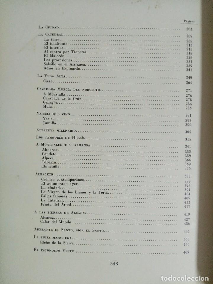 Libros de segunda mano: CRONICA Y GUIA DE LAS PROVINCIAS MURCIANAS. - Foto 5
