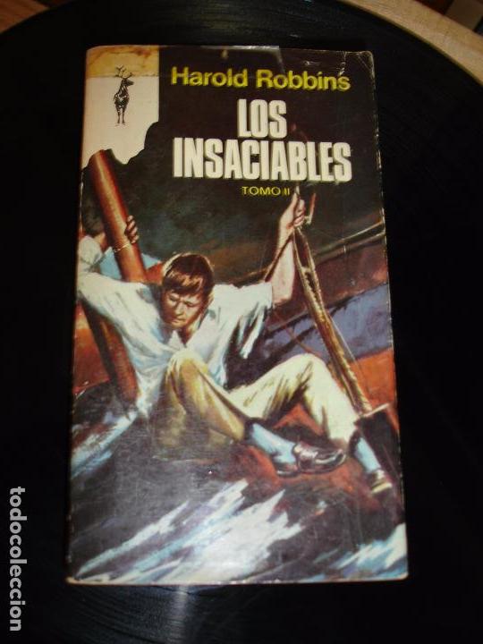 Libros de segunda mano: Los insaciables tomo 2, Harold Robbins. Edici&oacute;n de bolsillo - Foto 1