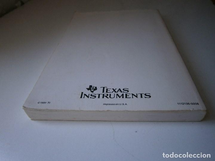 Libros de segunda mano: TEXAS INSTRUMENTS TI 81 LIBRO GUIA 1991 CALCULADORA EC - Foto 6