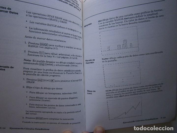 Libros de segunda mano: TEXAS INSTRUMENTS TI 81 LIBRO GUIA 1991 CALCULADORA EC - Foto 21
