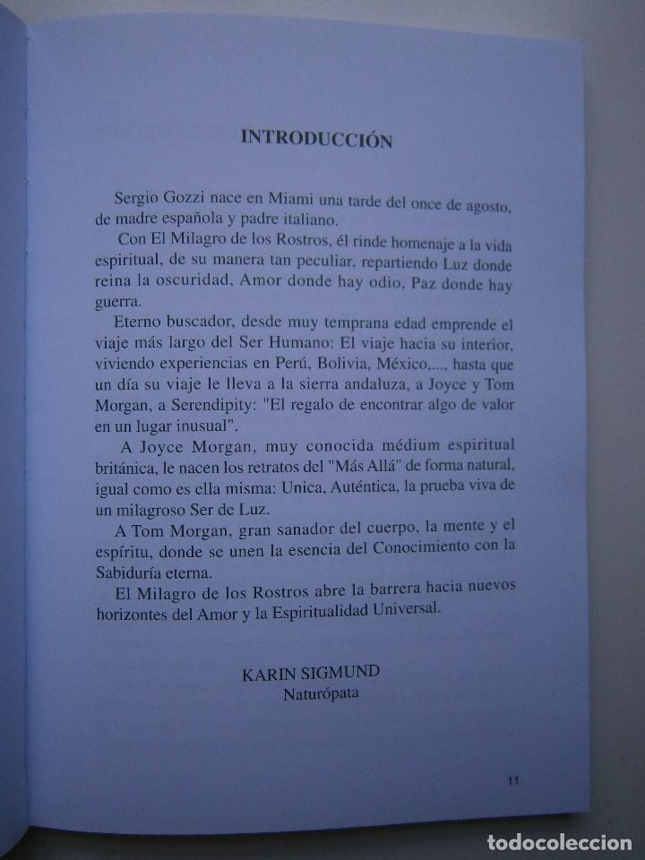 Libros de segunda mano: JOYCE MORGAN EL MILAGRO DE LOS ROSTROS Sergio Gozzi Serendipity 2001 EC - Foto 3