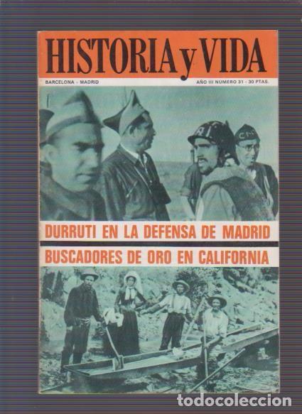 Libros de segunda mano: HISTORIA Y VIDA - N&ordm; 31 / OCTUBRE 1970 - Foto 1