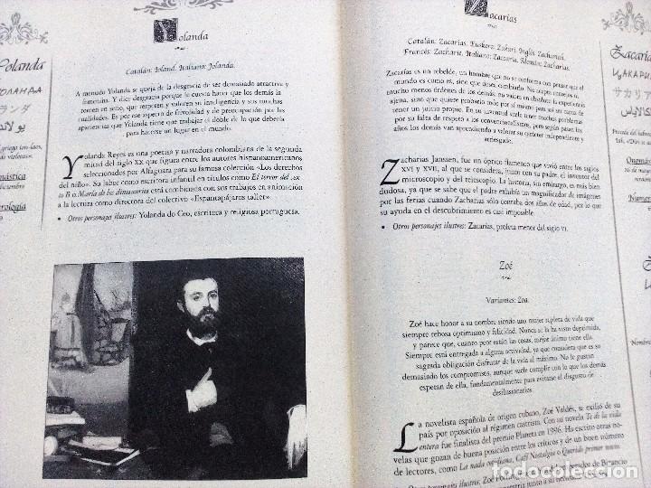 Libros de segunda mano: EL LIBRO DE LOS NOMBRES   LUIS TOM&Aacute;S MELGAR VALERO.  Libsa   ILUSTRADO - Foto 6