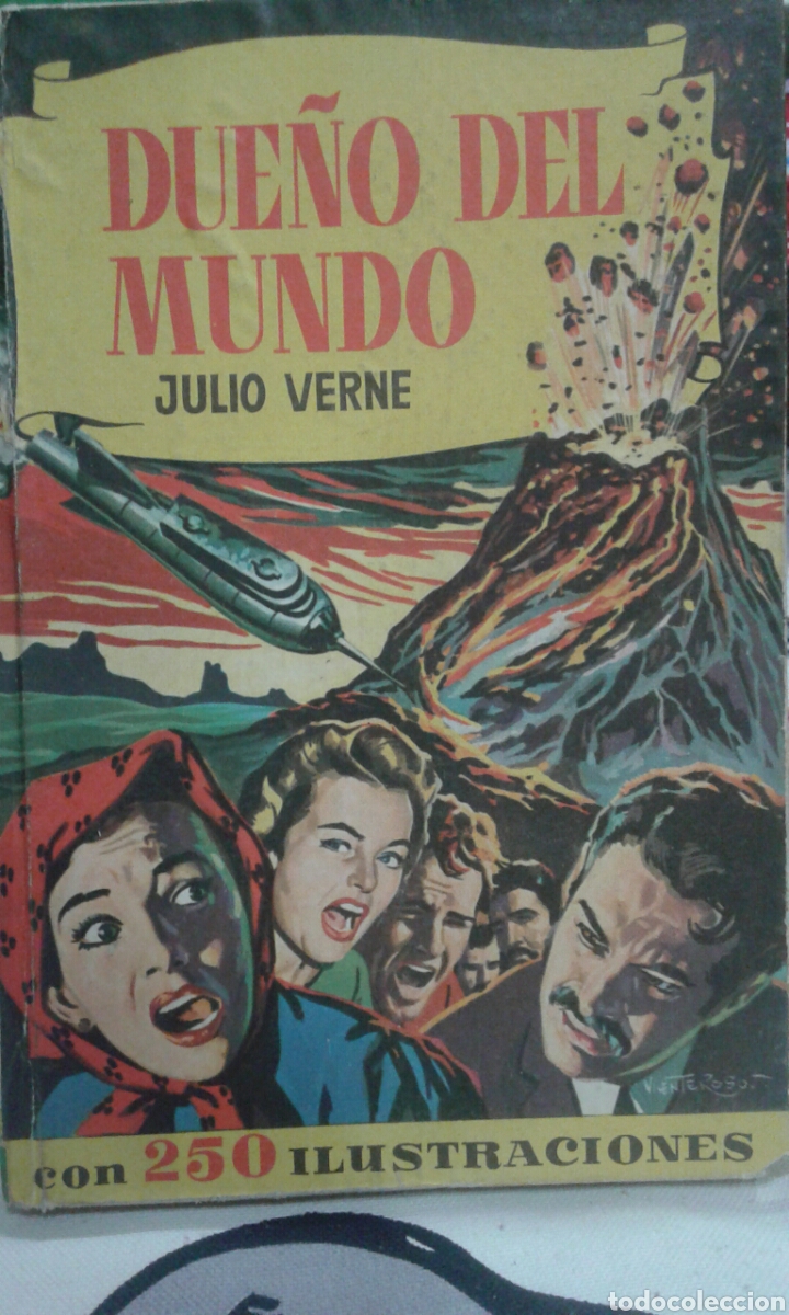Libros de segunda mano: Due&ntilde;o del mundo, julio verne - Foto 1