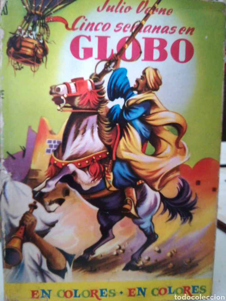 Libros de segunda mano: Cinco semanas en globo, julio verne - Foto 1