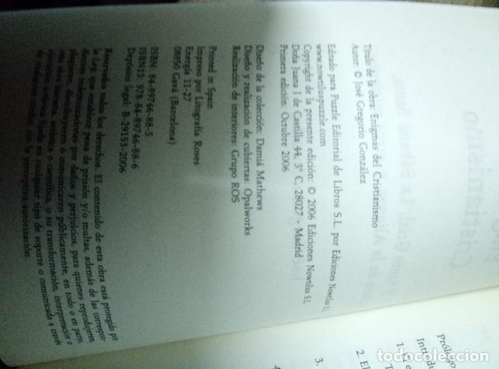Libros de segunda mano: Enigmas del Cristianismo - Jos&eacute; Gregorio Gonz&aacute;lez - Foto 2