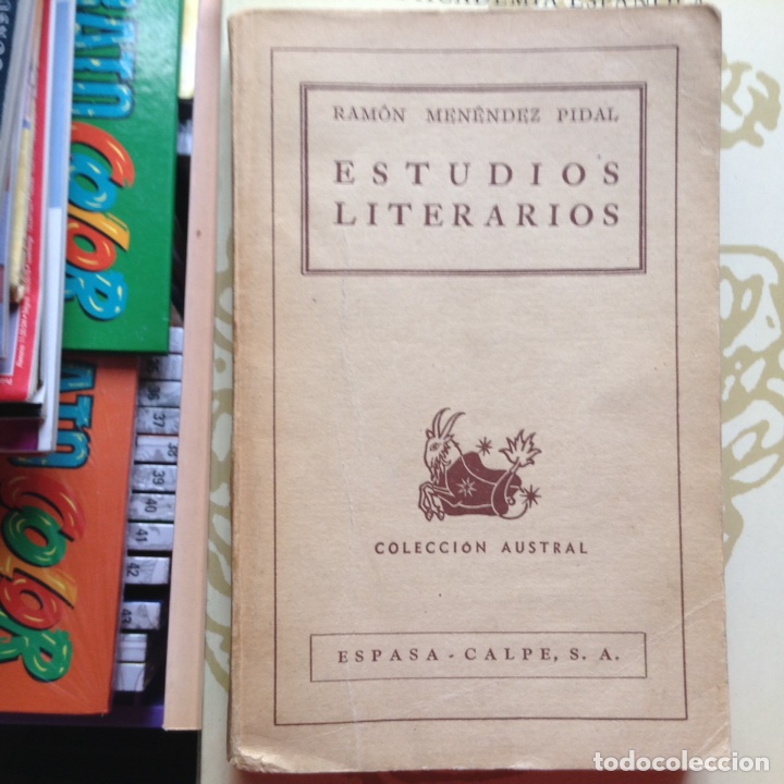 Libros de segunda mano: Estudios literarios. Ram&oacute;n Men&eacute;ndez Pidal - Foto 1