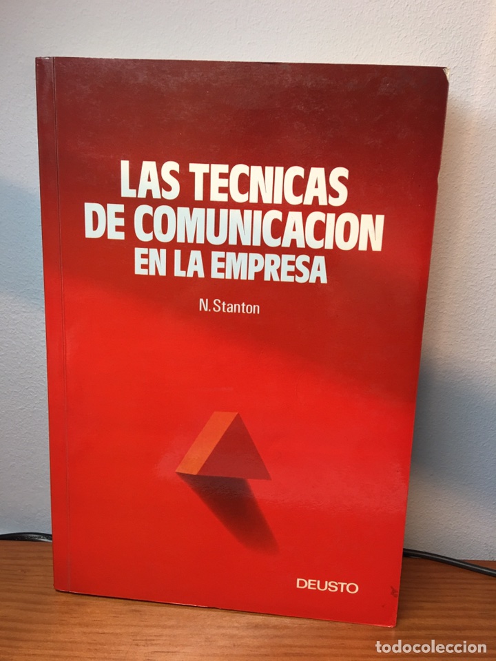 Libros de segunda mano: Libro. Las t&eacute;cnicas de comunicaci&oacute;n en la empresa. Deusto. Nicki Stanton. - Foto 1