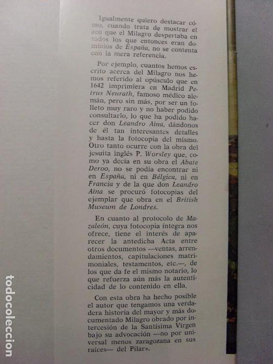 Libros de segunda mano: EL MILAGRO DE CALANDA A NIVEL HIST&Oacute;RICO / Leandro Aina Naval / 1972 - Foto 5