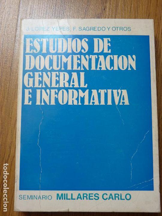 Libros de segunda mano: Estudios de documentaci&oacute;n general e informativa - Foto 1
