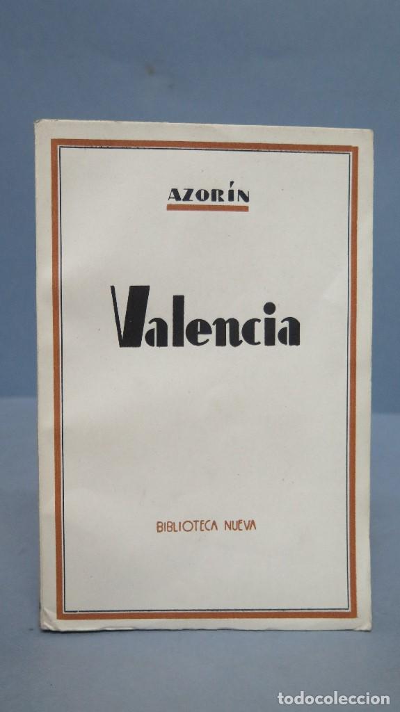 Libros de segunda mano: 1&ordf; EDICION. 1941.- VALENCIA. AZORIN. BUEN ESTADO - Foto 1