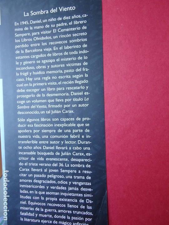 Libros de segunda mano: Libro. La Sombra del Viento, de Carlos Ruiz Zaf&oacute;n. . - Foto 3