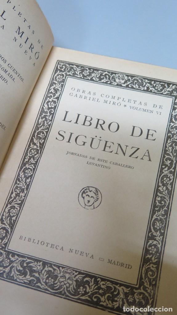Libros de segunda mano: 1938.- LIBRO DE SIGUENZA. GABRIEL MIRO - Foto 2