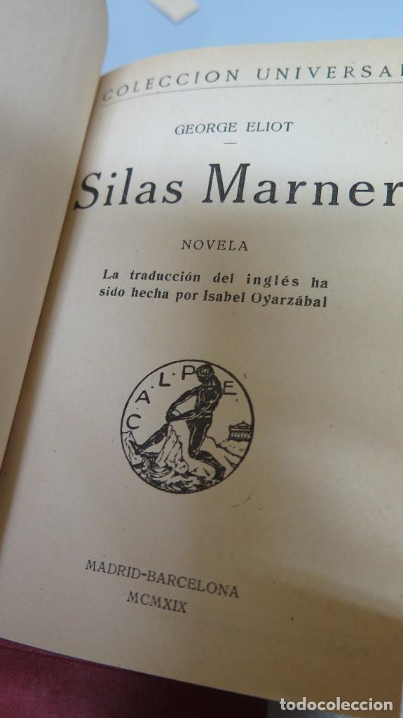 Libros de segunda mano: 1919.- SILAS MARNER. ELIOT - Foto 2