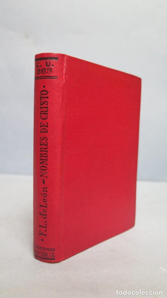 Libros de segunda mano: 1924.- DE LOS NOMBRE DE CRISTO. FR. LUIS DE LEON - Foto 1