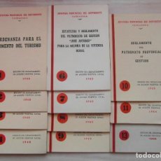 Libros de segunda mano: 11 LIBROS DE LA JEFATURA PROVINCIAL DEL MOVIMIENTO TARRAGONA. DEPARTAMENTO DE ACCION POLITICA LOCAL