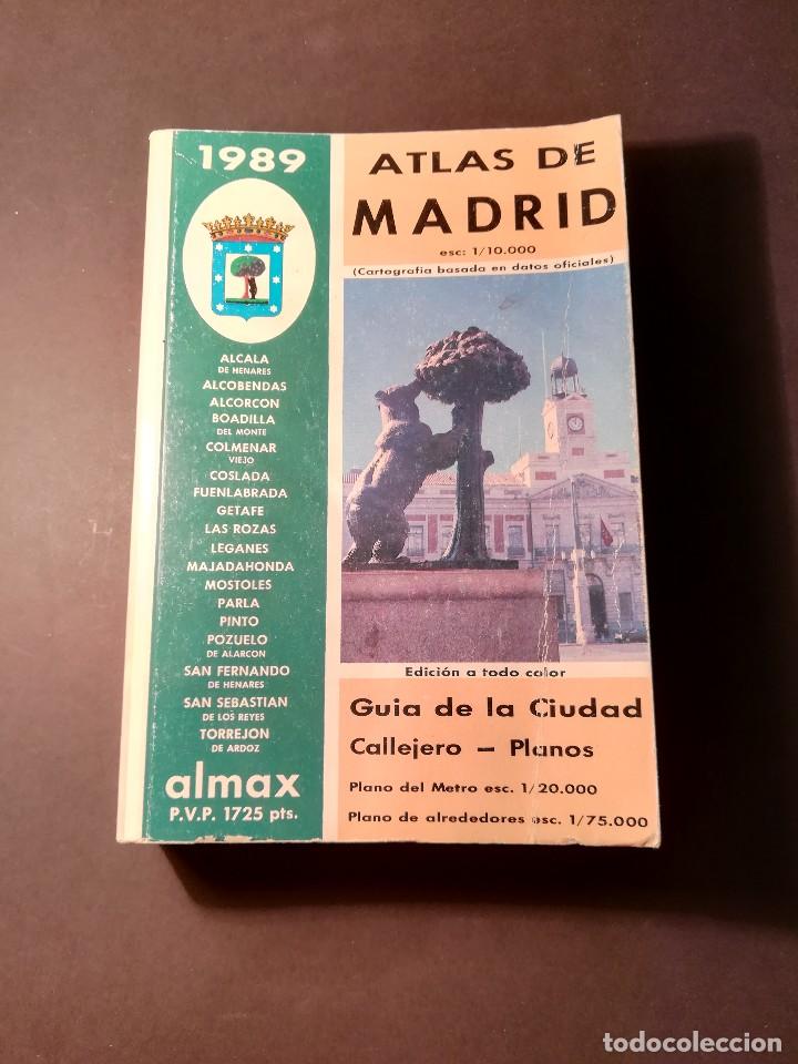 Libros de segunda mano: ATLAS DE MADRID 1989 29 EDICION - Foto 1