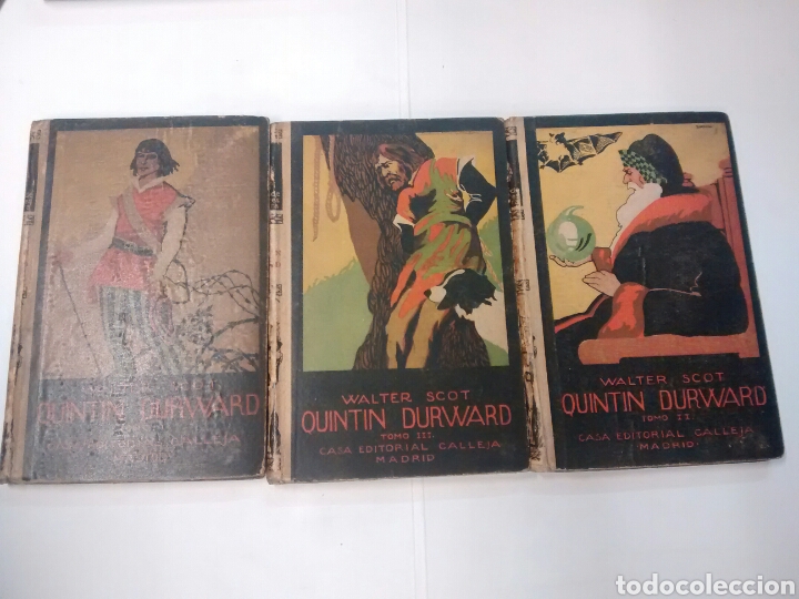 Libros de segunda mano: Quintin Durward - 3 tomos - 1941 - W. Scott - Foto 1