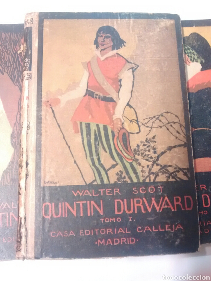 Libros de segunda mano: Quintin Durward - 3 tomos - 1941 - W. Scott - Foto 2