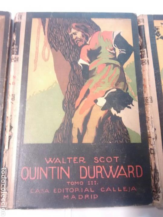 Libros de segunda mano: Quintin Durward - 3 tomos - 1941 - W. Scott - Foto 3