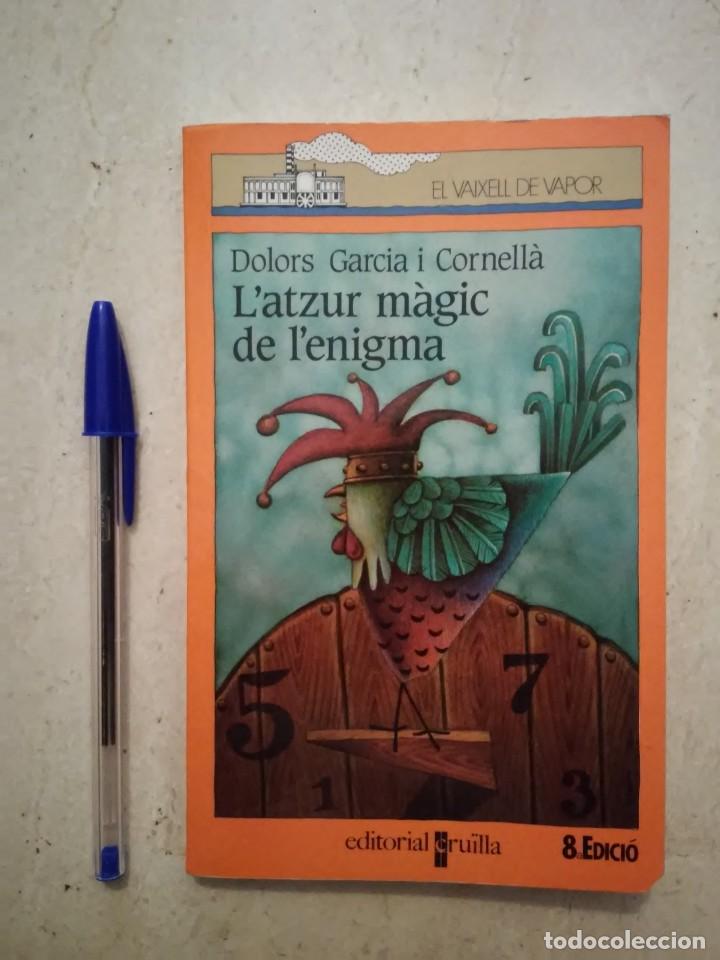 Libros de segunda mano: LIBRO - L&acute;ATZUR M&Agrave;GIC DE L&acute;ENIGMA - INFANTIL - DOLORS GARCIA I CORNELL&Agrave; - Foto 1