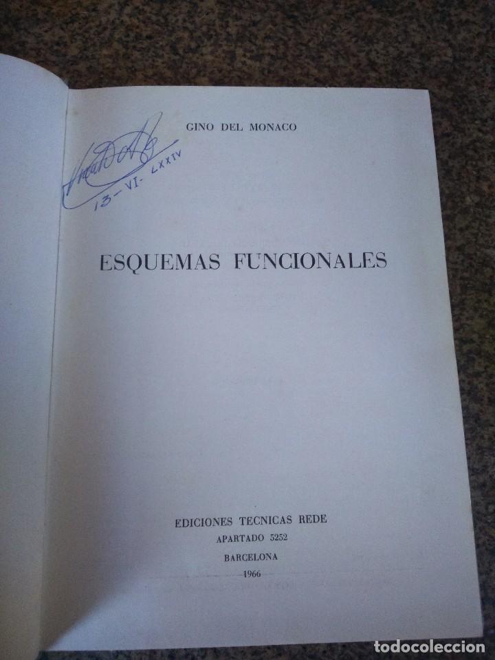 Libros de segunda mano: ESQUEMAS FUNCIONALES -- GINO DEL MONACO - EDICIONES TECNICAS REDE - 1966 -- - Foto 2