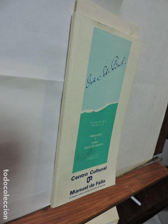 Libros de segunda mano: Juan Sebastian Bach. Granada 1993 - Foto 1