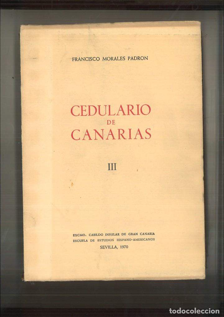 Libros de segunda mano: CEDULARIO DE CANARIAS. Francisco Morales Padr&oacute;n - Foto 6