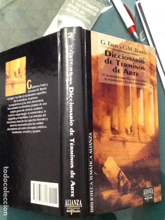 Libros de segunda mano: DICCIONARIO DE T&Eacute;RMINOS DE ARTE. BIBLIOTECA TEM&Aacute;TICA ALIANZA. - Foto 2
