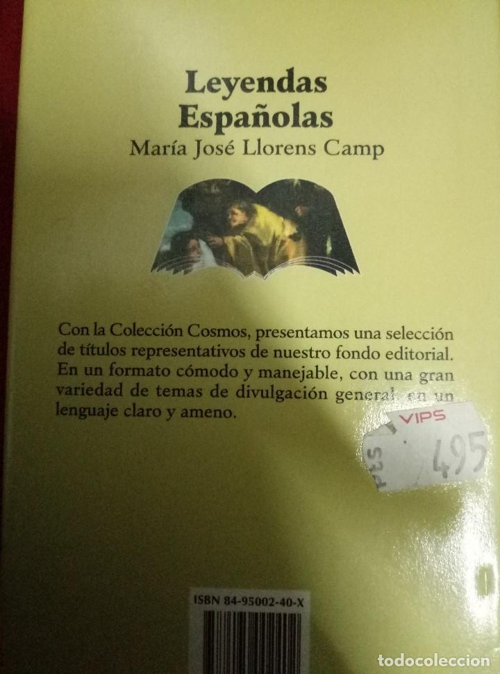 Libros de segunda mano: Leyendas Espa&ntilde;olas - Mar&iacute;a Jos&eacute; Llorens Camp - Foto 2