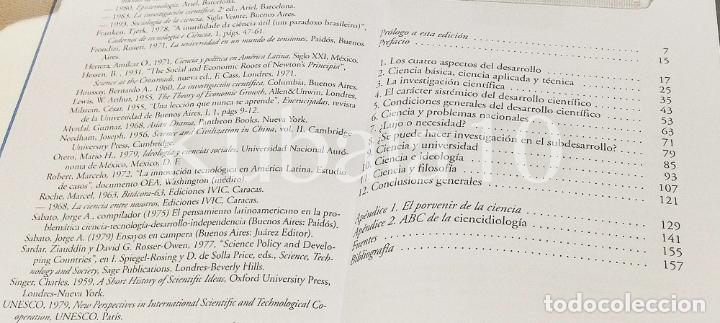 Libros de segunda mano: CIENCIA, TECNICA Y DESARROLLO - MARIO BUNGE - Foto 3